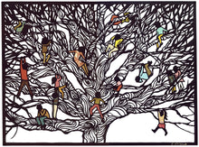 Load image into Gallery viewer, Greeting Card #15 Climbers by Elizabeth VanDuine