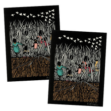 Load image into Gallery viewer, Greeting Card #54 Backyard Lilliputians