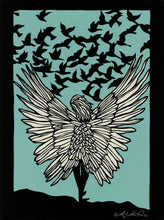 Load image into Gallery viewer, Greeting Card #52 If I Had Wings by Elizabeth VanDuine