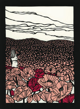 Load image into Gallery viewer, Tissue Paper Petals-paper cut artwork by Elizabeth VanDuine