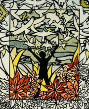 Load image into Gallery viewer, Greeting Card #16 Fly by artist Elizabeth VanDuine