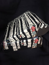 Load image into Gallery viewer, Custom Gift Box with Tree artwork  by Elizabeth VanDuine printed on it