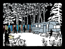 Load image into Gallery viewer, Greeting Card -#18 Waiting at the Hairstream by artist Elizabeth VanDuine